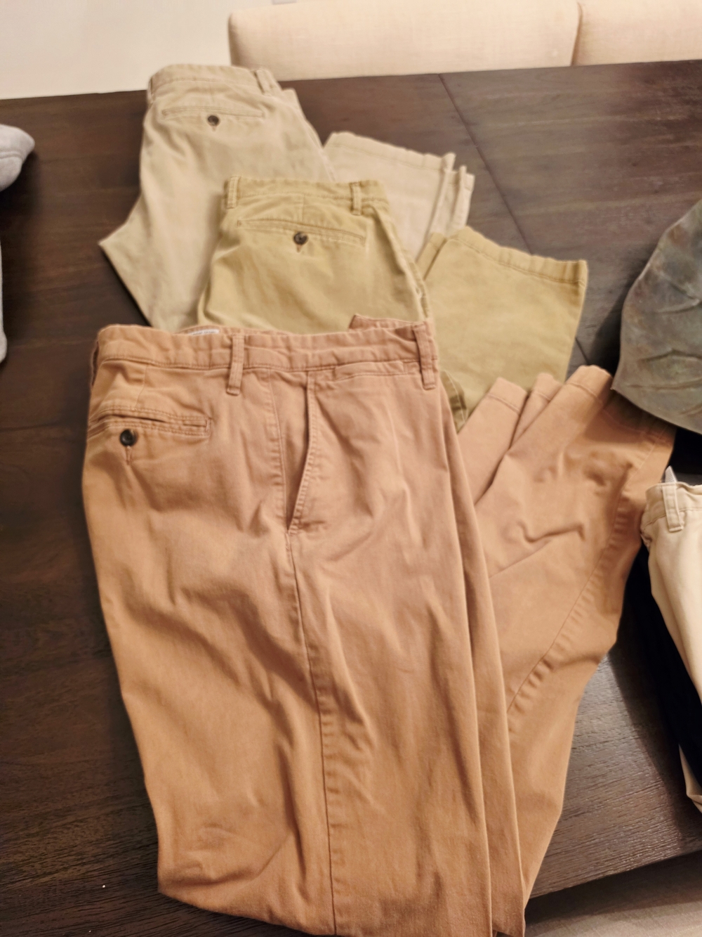Goodfellow & Co Men's Chino Pants in Light Tan and Beige...$30 FOR ALL 3 PAIRS